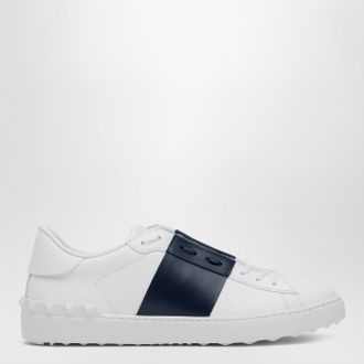 Valentino Garavani White/Dark blue Open Sneakers