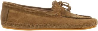 Le Monde Beryl Almond Toe Bow Loafers - Dames - Loafers - Beige - 40 EU - Leer - Schoenen