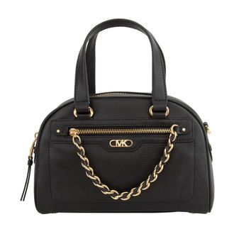 Michael Kors Tassen, Dames, Zwart, ONE Size, Leer, Williamsburg Small Pebbled Leather Satchel