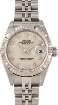 Rolex Pre-owned Vintage Horloge - Dames - Vintage Horloges - Beige - ONE Size - Vintage