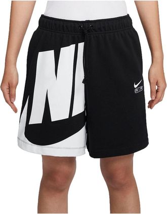 Nike (WMNS) Nike Sportswear Air 6 Fleece Shorts (Asia Sizing) Black White FN2247-010