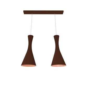 Lumicom Jaqueline L&aacute;mpara De Techo Lineal Corten Hoja