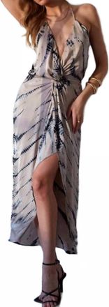 Young Fabulous & Broke Siren Midi Slip Dress In Sandstone Savannah Wash