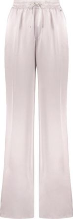 Herno Palazzo broek met hoge taille - Dames - Wijde Broeken - Grijs - M - Broeken