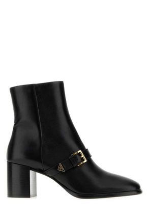Prada Black Tronchetti Boots
