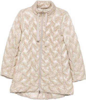 Herno Light Pink Mock Collar Jacket