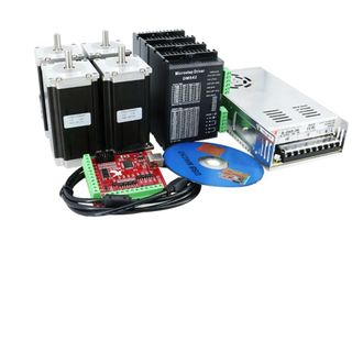 OEM Kit De Accesorios Para Fresadora Cnc, Motor Paso A Paso, Sistema De Gu&iacute;a Lineal, Kit De 4 Ejes Y 3 Nm