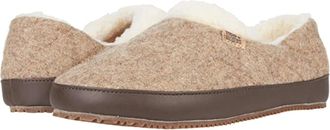 Freewaters Womens Freewaters Norah Slipper Oatmeal Llama Faux Fur Lined Slip-On GAL1627