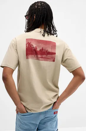 Dickies Mens Cowboys on horseback T-shirt