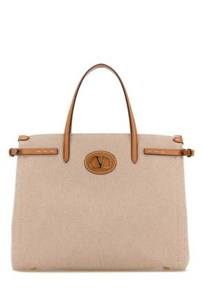 Valentino Garavani Beige Antibes Medium Tote