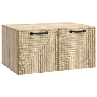 vidaXL Mueble Para Tv De Pared Roble Sonoma 59,5 X 41 X 30 Cm Vidaxl