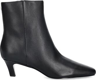 Guess Co 124mm Pernita pointed ankle boots - women - Leather/Polyurethane/Polyurethane/Polyester/Rubber - 37 - Black