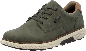 Rieker Sneaker RIEKER, Herren, Gr. 41, braun (moosgr&uuml;n, braun), Lederimitat, unifarben, Schuhe Sneaker, Halbschuh, Schn&uuml;rschuh, Casual Sneaker mit weichem Sc