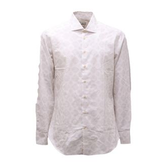Etro Wellness Shirt Made in Italy - Heren - Casual Overhemden - Wit - L - Overhemden
