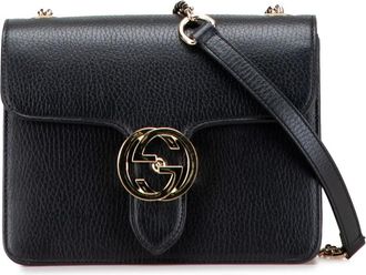 Gucci Borsa a tracolla Dollar GG piccola in pelle di vitello 2000-2015 - Nero