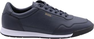 HUGO BOSS Schoenen, Heren, Blauw, 42 EU, Drakenboom Sneaker