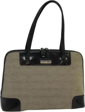 Gucci Pre-owned Canvas gucci-bags - Dames - Vintage Shopper - Grijs - ONE Size - Leer - Vintage