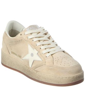 Golden Goose Ballstar 2 Suede & Leather Platform Sneaker