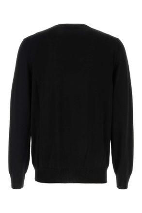 Alexander McQueen 839681q1beb 1218 Black Maglieria Sweater