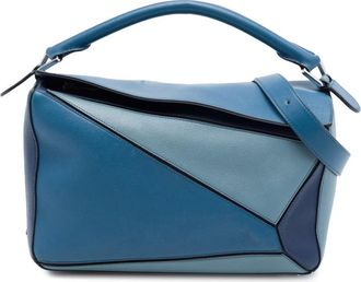 Loewe Pre-owned Loewe Medium Tricolor Calfskin Puzzle Satchel Ladies WBTE287YNPF6I9GX