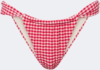 Montce Swim Sandra gingham bikini bottoms