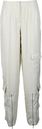 Calvin Klein Mujer, Pantalones, Blanco, Talla: XL