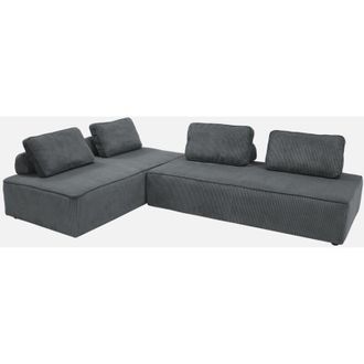 Sweeek Divano modulare velluto, 4 posti