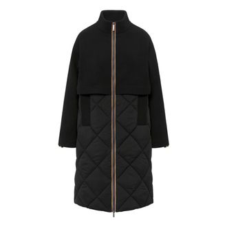 K-Way Chaqueta C&aacute;lida Mindy de Lana y Nailon - Coats - Mujer - Negro - XS