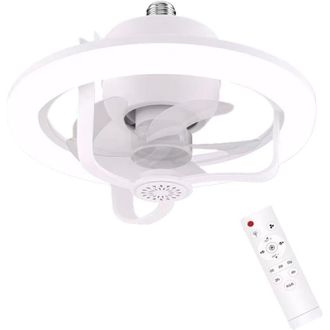 OEM Ventilador De Techo Con Luz Led De 50 W Y Control Remoto, Cabezal Inclinable 360&deg; - Crezuo