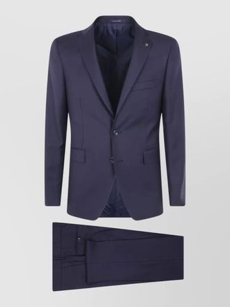 Tagliatore mens suit notch lapel chest pocket
