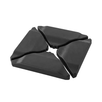 Sweeek Base triangular para sombrilla, antracita