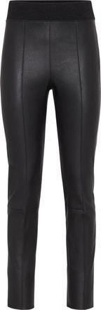 Brunello Cucinelli Stretch nappa leggings in Black at Nordstrom, Size 40 It