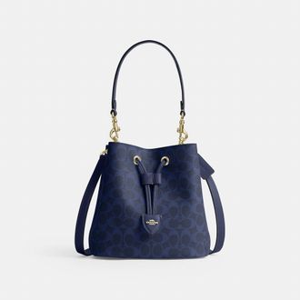 Coach Rowan Bucket Bag In Signature Canvas