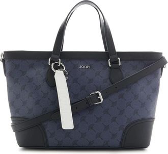 Joop Tassen, Dames, Blauw, ONE Size, Blauwe Faux Leren Handtas