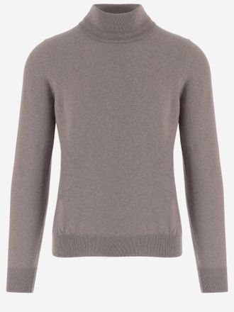 Tagliatore wollen trui met col