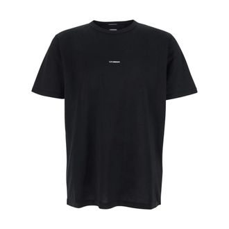 C.P. Company C.p. Company, Tops, Heren, Zwart, XL, Katoen, Logo T-Shirt