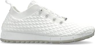 Jimmy Choo London Sportschoenen Veles - Dames - Sneakers - Wit - 36 EU - Leer - Schoenen