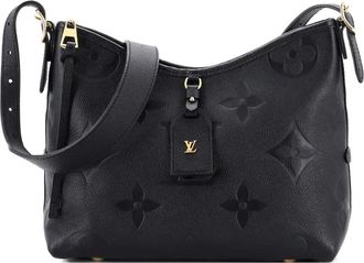 Louis Vuitton Borsa passepartout Carry All Monogram Giant PM in pelle Empreinte - Nero