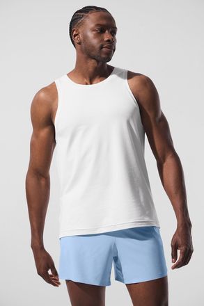 Alo | Conquer Tank Top in White, Size: Small