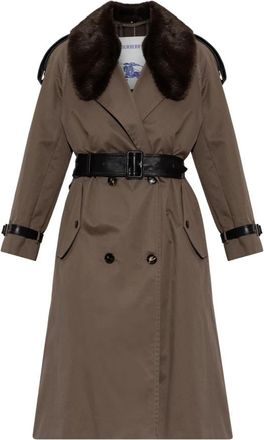 Burberry Roseville Trenchcoat - Dames - Trenchcoats - Bruin - XS - Leer - Jassen