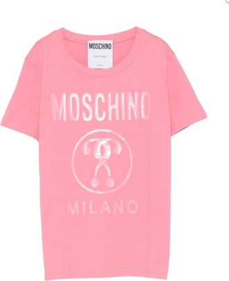 Moschino Tops, Dames, Roze, L, T-shirt