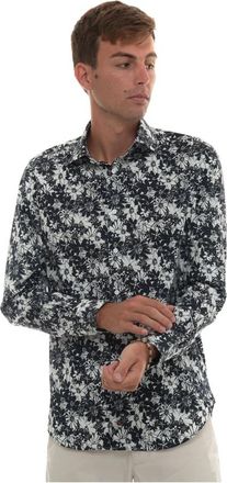 Carrel Overhemd - Heren - Casual Overhemden - Veelkleurig - 2XS - Katoen - Overhemden
