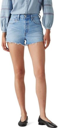 Levi's 501 Original High Waist Denim Cutoff Shorts in No Referee Short at Nordstrom, Size 31