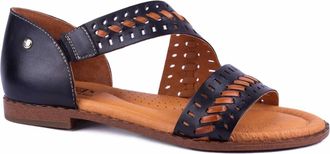 Pikolinos Womens Algar Flat Sandal In Black