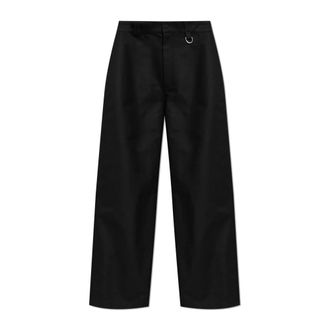 Balenciaga Loose Fit Workwear Broeken - Heren - Broeken - Zwart - Maat: M Katoen