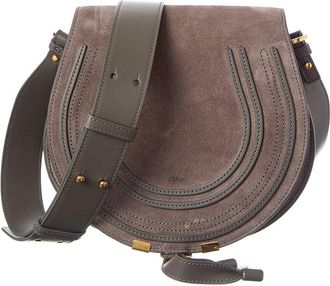 Chlo&eacute; Marcie Suede Saddle Bag