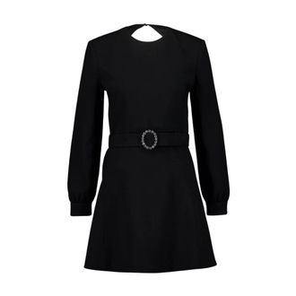 Saint Laurent Kleedjes, Dames, Zwart, S, Backless Mini Dress