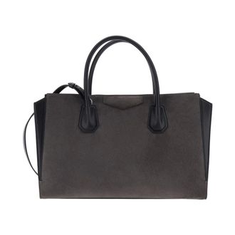 Givenchy Antigona Catchall Medium Bag - Dames - Tassen - Grijs - Maat: ONE Size Leer