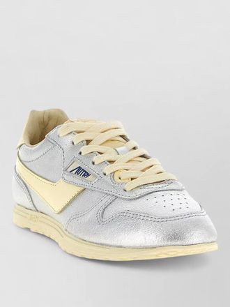 Autry windspin low sneakers perforated contrast panel