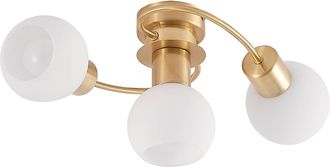 Lindby L&aacute;mpara De Techo ciala En Dorado Vidrio - Lindby